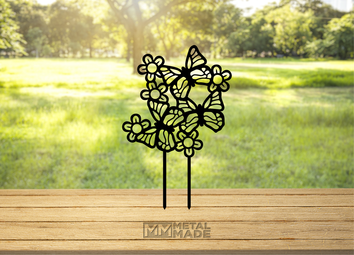 Butterfly Flower Stake